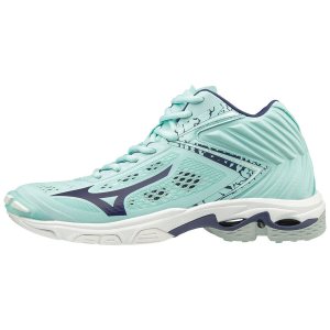 Mizuno Wave Lightning Z5 Mid Womens Volleyball Shoes Canada - Turquoise